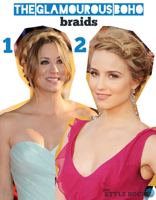 SAG BEST HAIR From oversize plats on Kaley Cuoco to a dainty fishtail on 